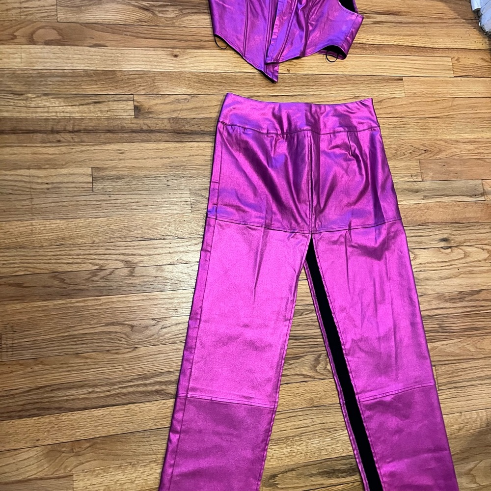 Vibrant Pink Two-Piece Set